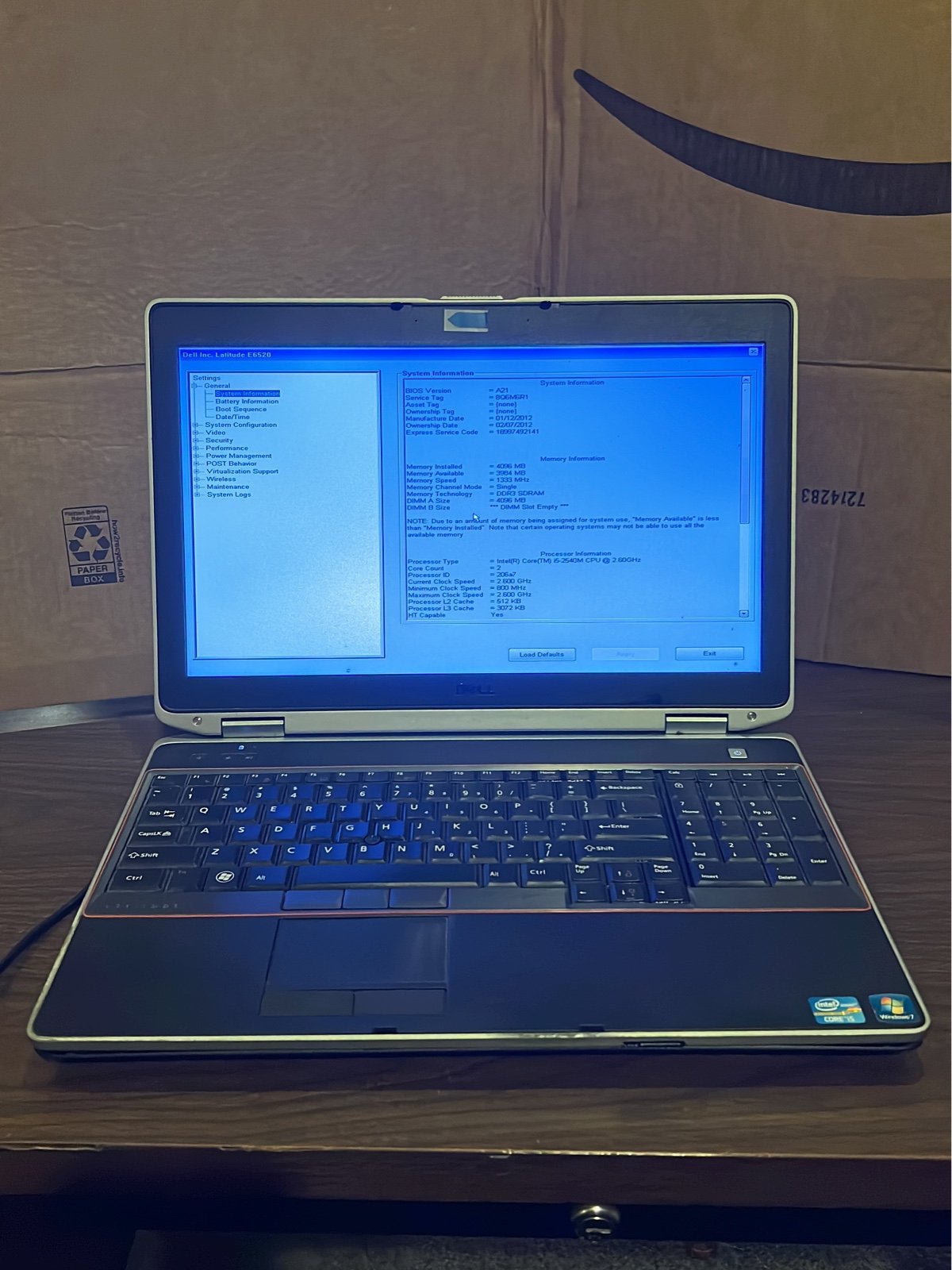 Dell Latitude E6520