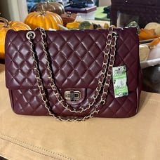 NWT Plum Badgley Mischka Shoulder Bag