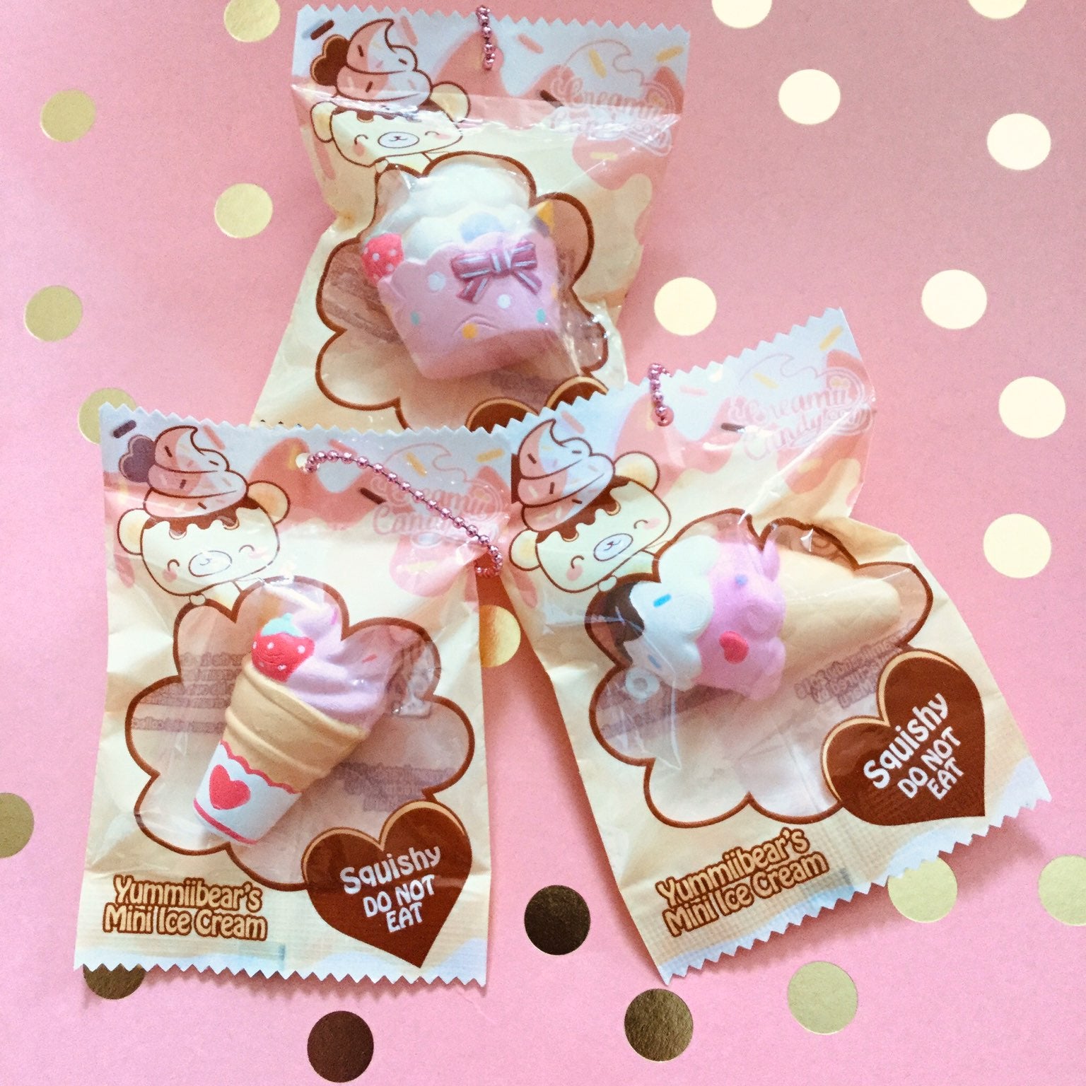 Yumiibear icecream squishy