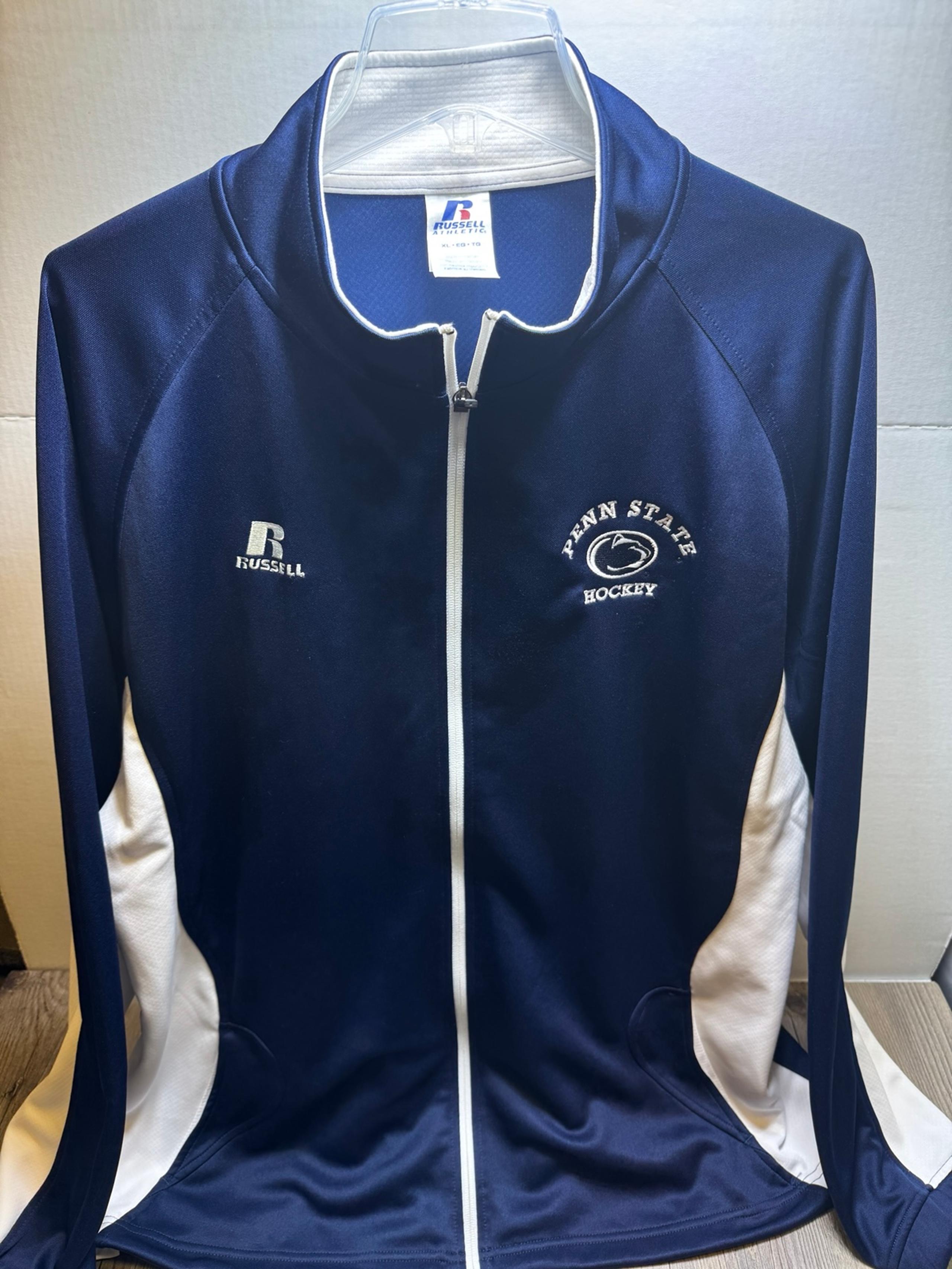 Russell Athletics Penn State Hockey Full Zip Blue Full Zip Track Jacket Size XL - Russell Athletic