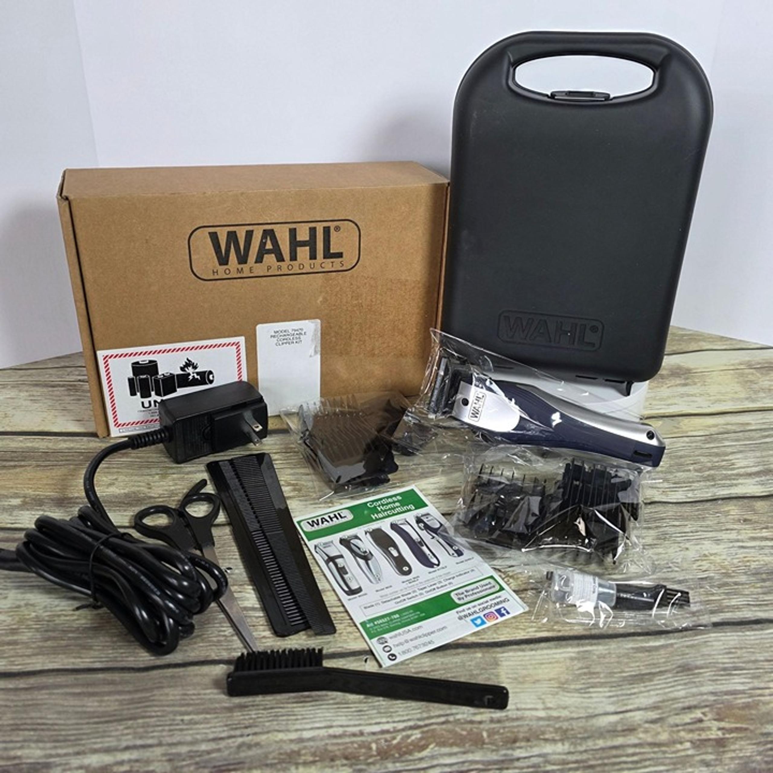 Wahl Model 2240LP Cordless Home Haircutting Kit With Accessories & Storage Case