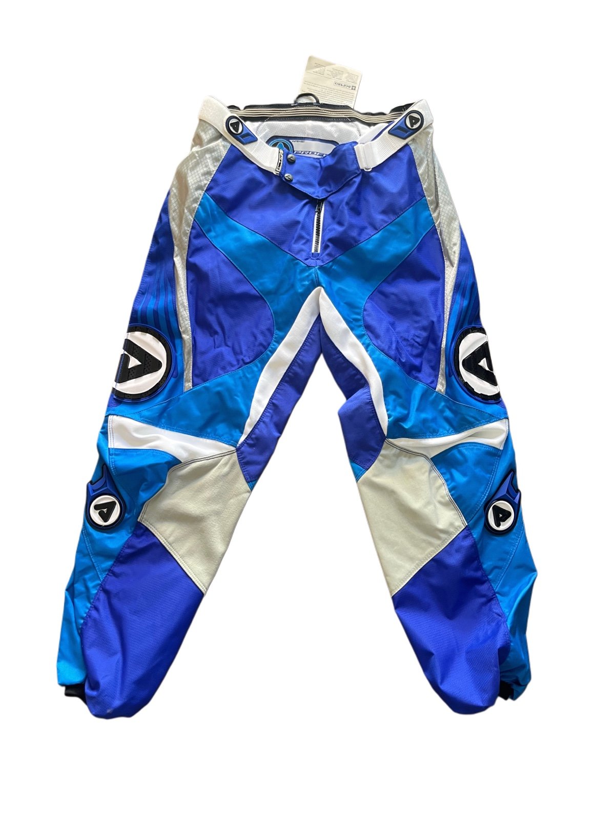 NWT Acerbis Profile Motocross Pants Men’s 38 Blue White MX Off-Road Vintage 2004