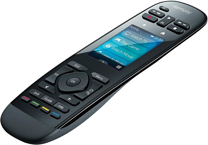Logitech Harmony Remote with Customizable Touch Screen and Closed Cabinet RF