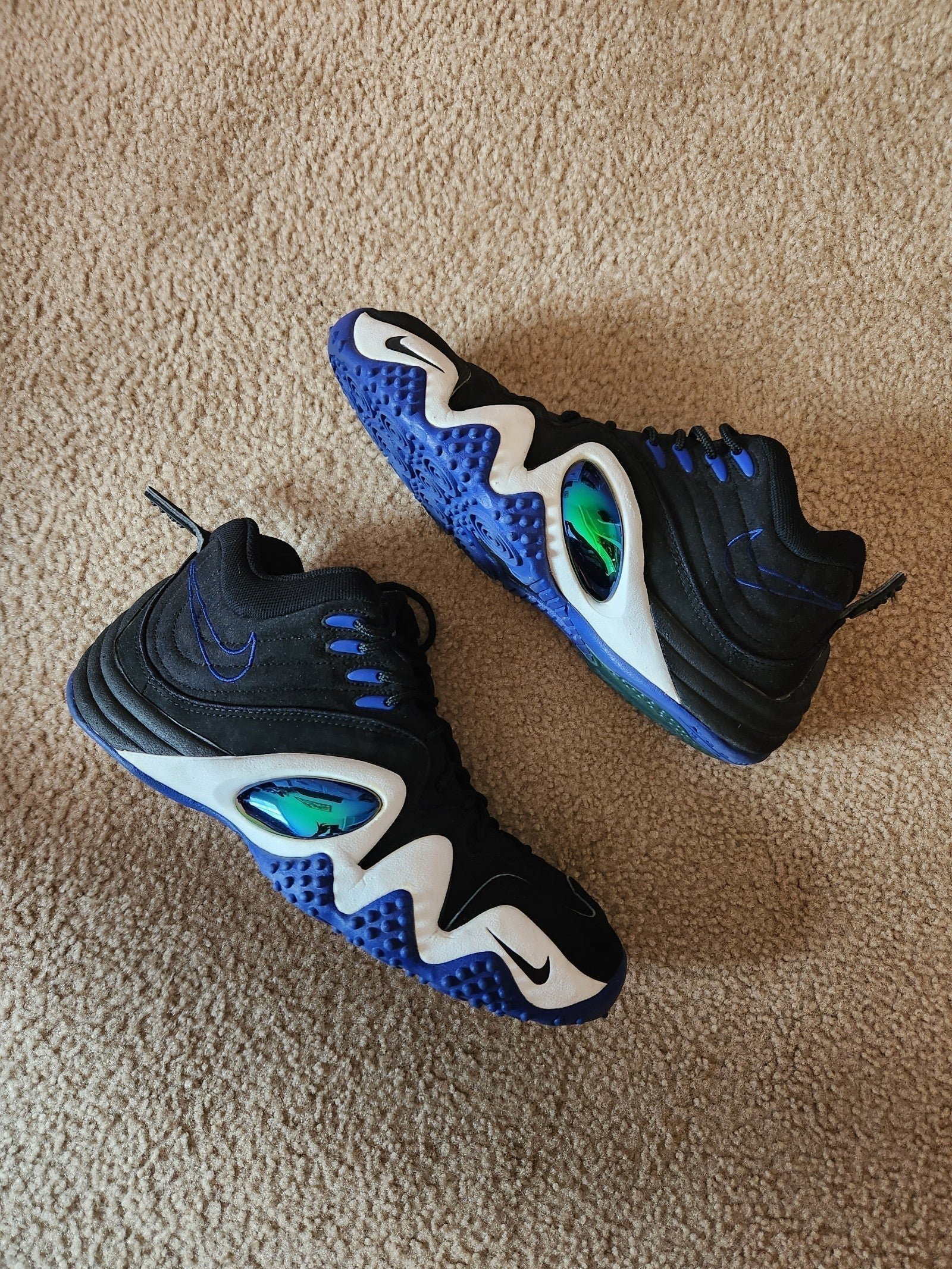 NIKE ZOOM FLIGHT V 5 JASON KIDD BLACK SIZE US 9 27 CM SHOES