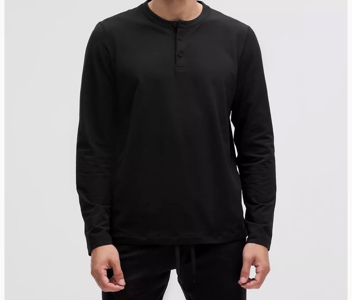 Lululemon soft jersey long sleeve henley