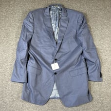 NWT Indochino Wool Blazer Sportcoat Mens 50R Blue
