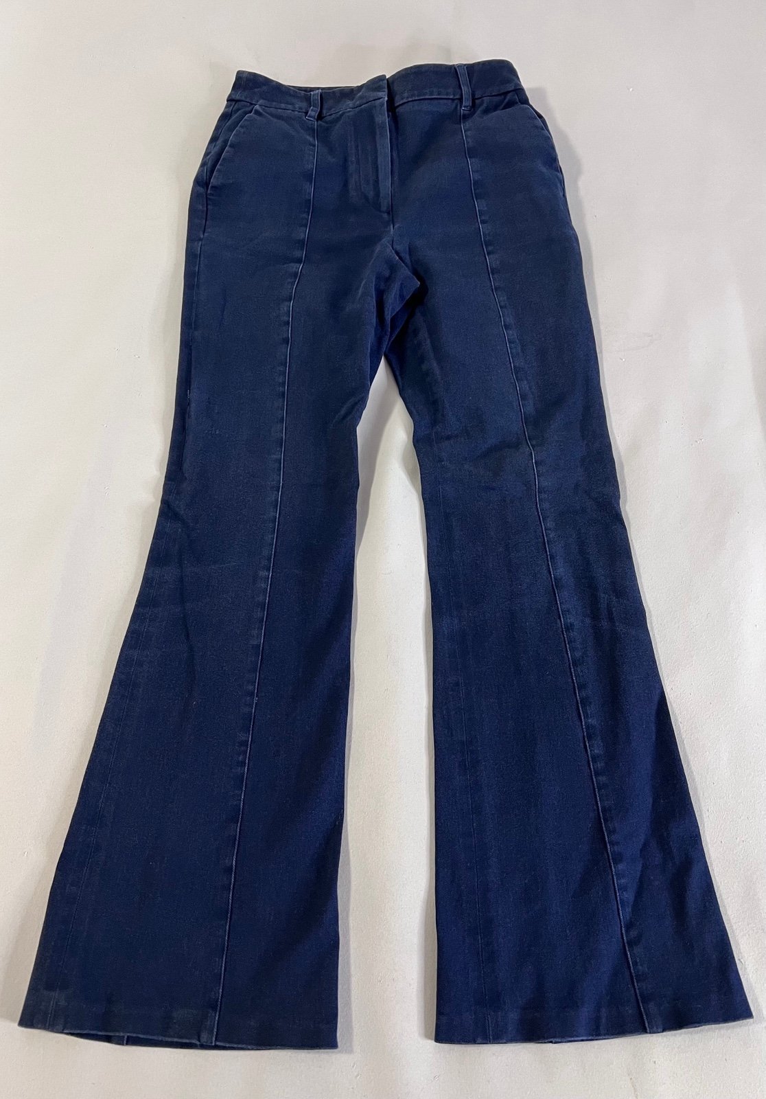 Boden Women’s Size 2R Navy Blue Bootcut Stretch Pants High Rise