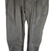 SPANX MOTO Metallic Gray Leggings in S