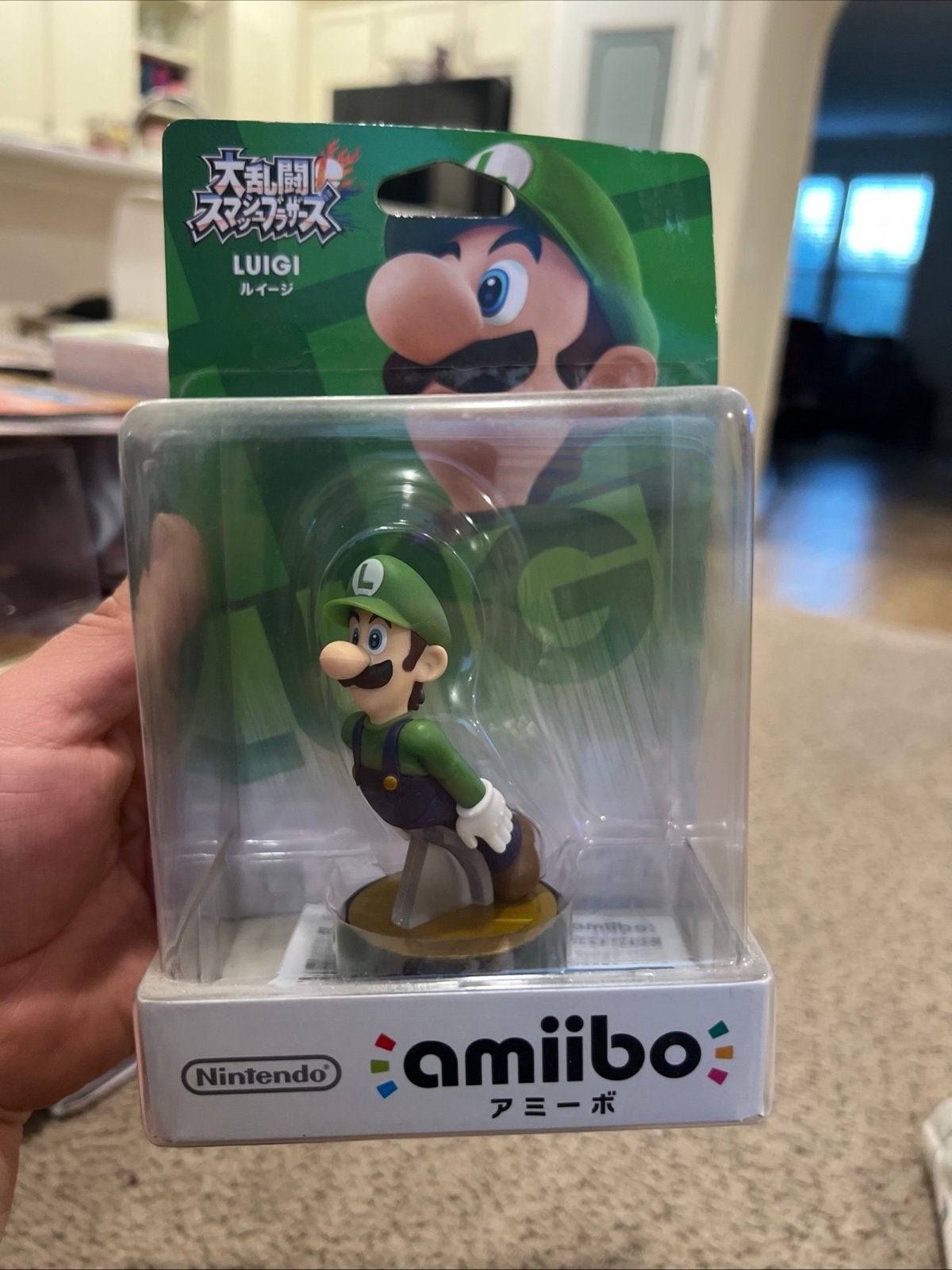 Nintendo Luigi Amiibo Super Smash Bros Series 2014 JAPAN IMPORT SEALED