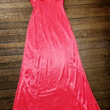 Cache Vintage Sheer Coral Gown
