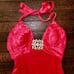 Cache Vintage Sheer Coral Gown