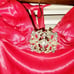 Cache Vintage Sheer Coral Gown