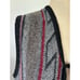 La Squadra womens vest size S alapaca wool grey geomtric pattern tie front