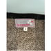 La Squadra womens vest size S alapaca wool grey geomtric pattern tie front