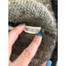 La Squadra womens vest size S alapaca wool grey geomtric pattern tie front