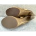 Coclico Womens Tan Leather Wood Heels Strappy Sandals 39 - US 8.5