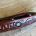 Vintage hand carved Māori tekoteko wood canoe
