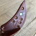 Vintage hand carved Māori tekoteko wood canoe