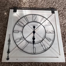 FirsTime & Co. Farmstead Barn Door Wall Clock