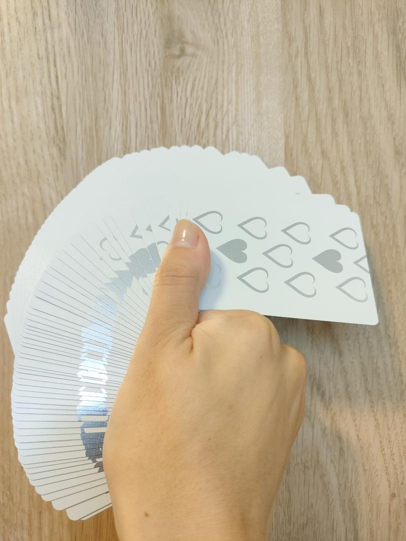 【保障できる】 Cards Playing Mirror Curved Set new. brand 3, of トランプ