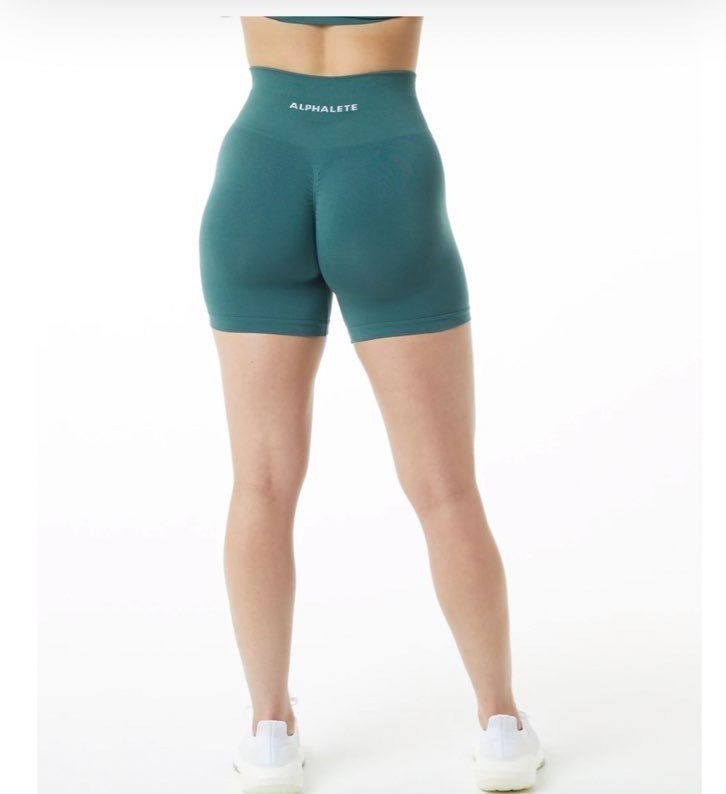 Small pier blue Alphalete amplify shorts