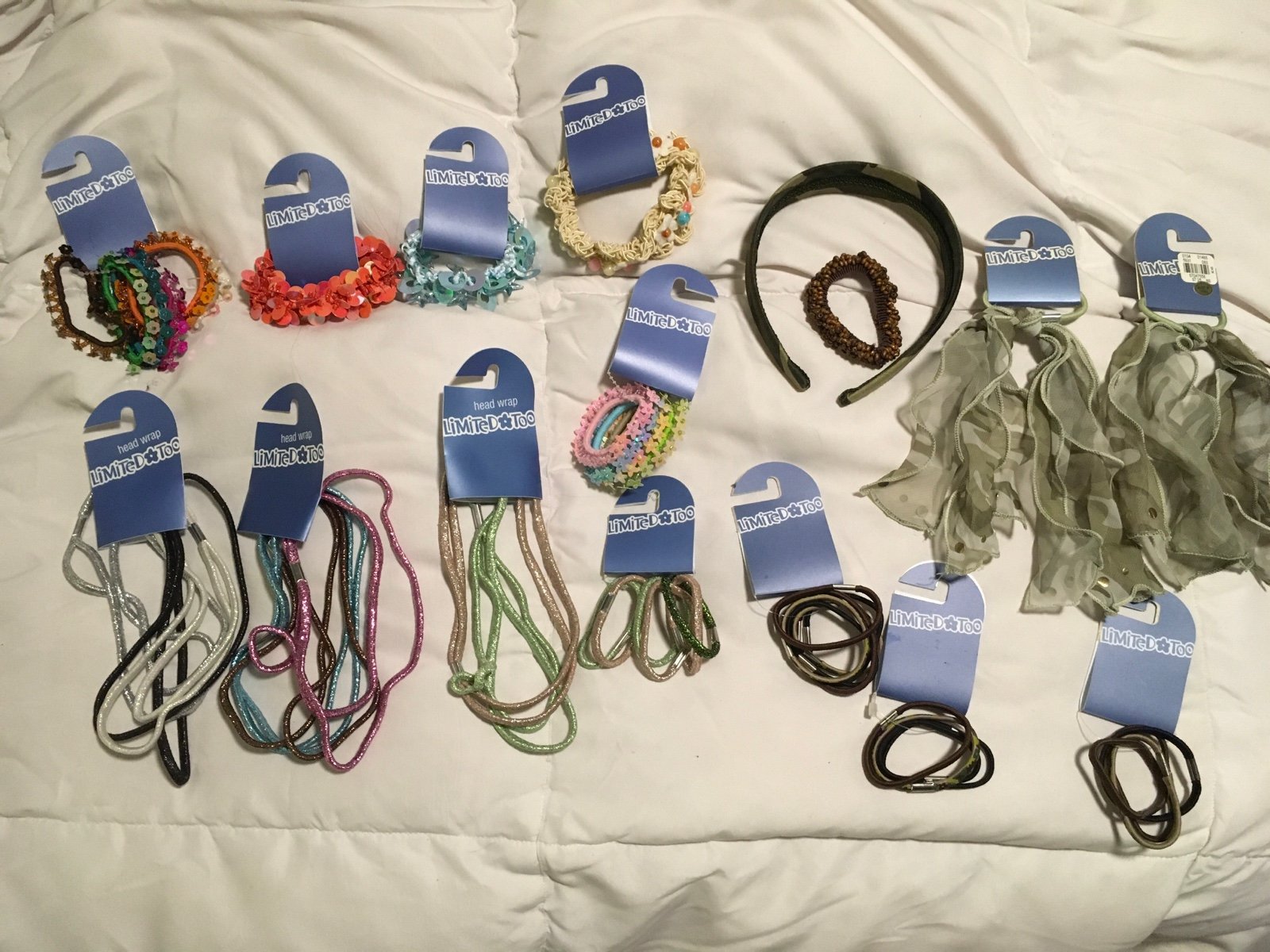 Huge Girls New Vintage Limited Too Hair Accessory Bundle