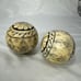 VTG/Antique Rare Camel bone mosaic spheres