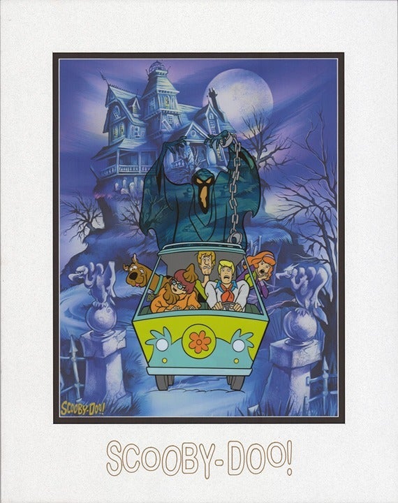 Scooby Doo Monster Escape Litho-Cel Limited Edition of 250 Signed by Bob Singer