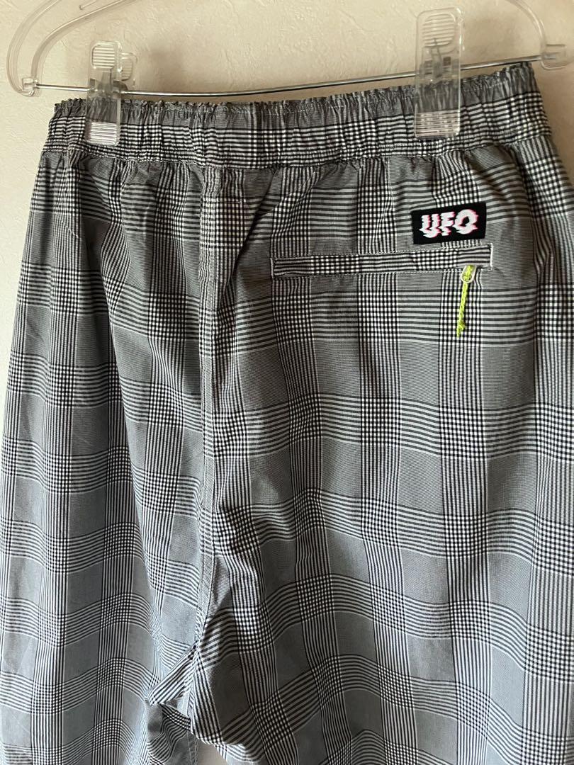 Upper Field One UFO Black and White Check Pants L