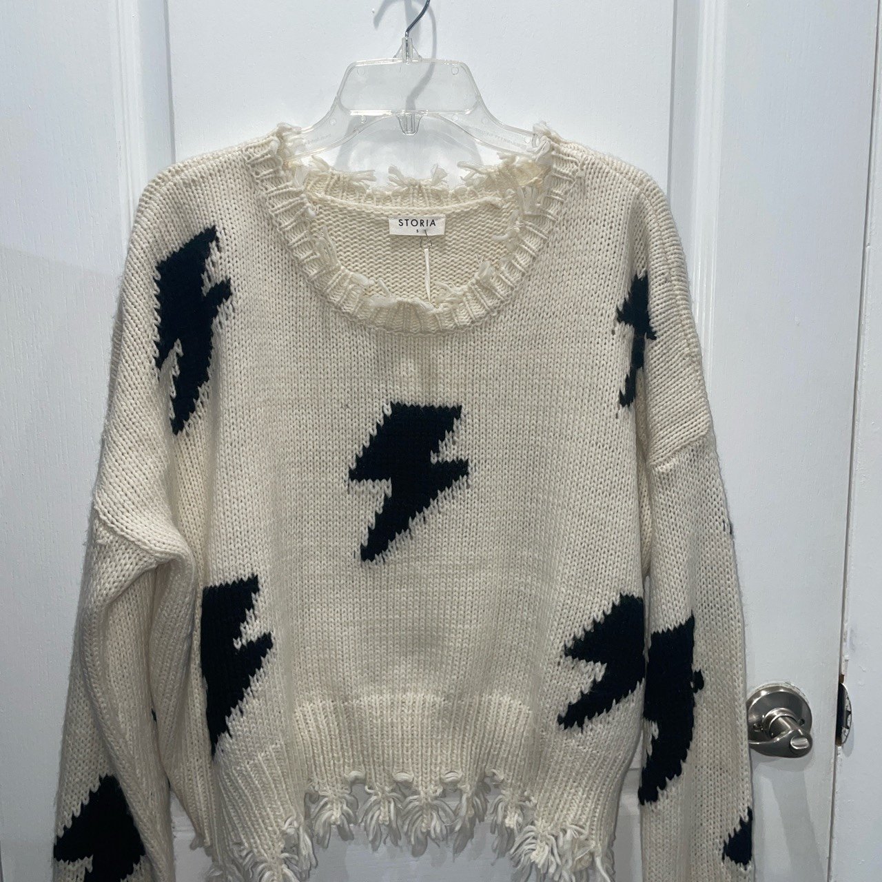 Lightning Knit sweater top