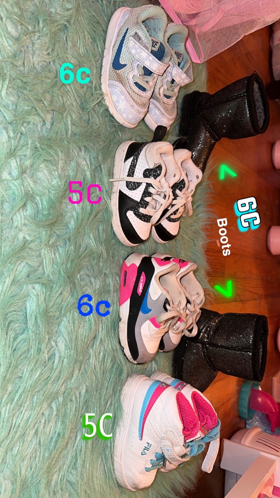 toddler girl shoes size 6