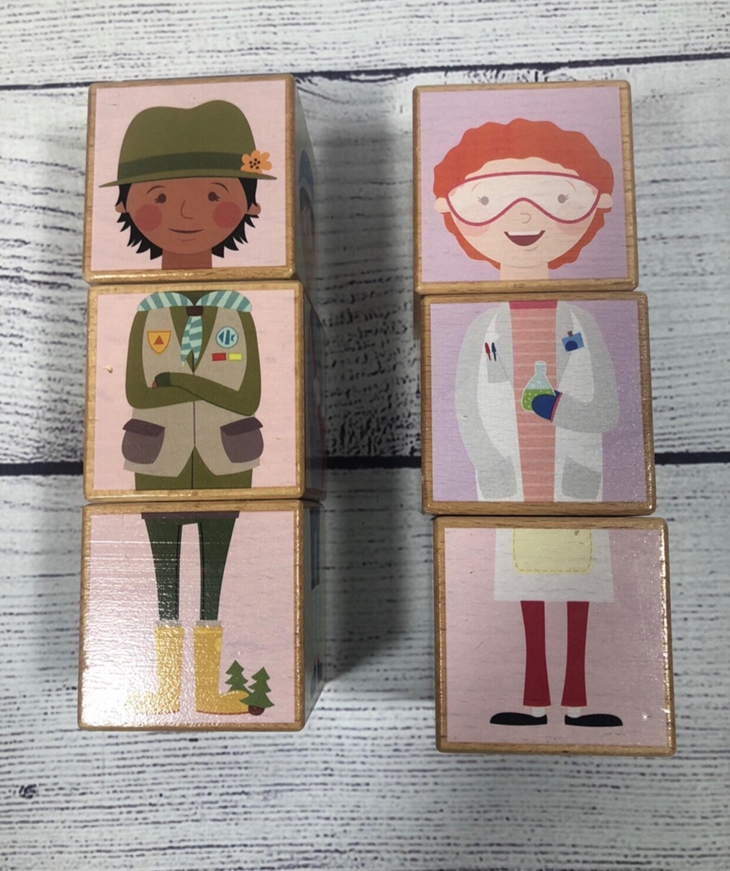 Attatoy Mixmates Careers Wooden Blocks