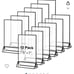 24 Black Acrylic Table Number Frames