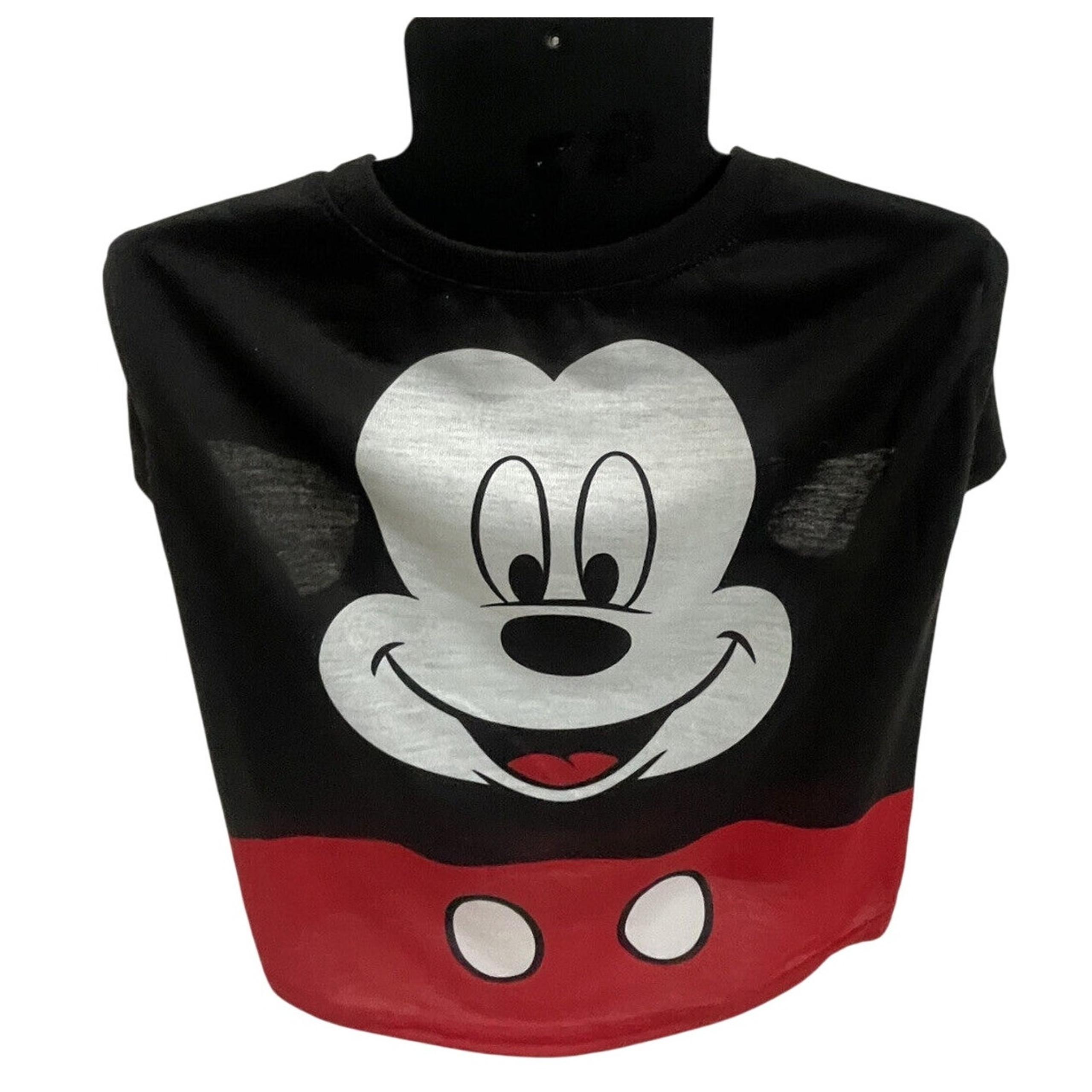 Disney Mickey Mouse LARGE Black/Red Dog Pet Dress Up Costume Shirt Halloween NEW