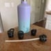 64 oz Iron Flask Water Bottle with 4 tops EUC