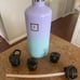 64 oz Iron Flask Water Bottle with 4 tops EUC