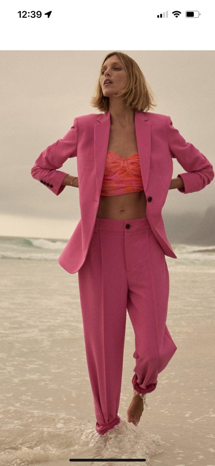 Zara set blazer and pants