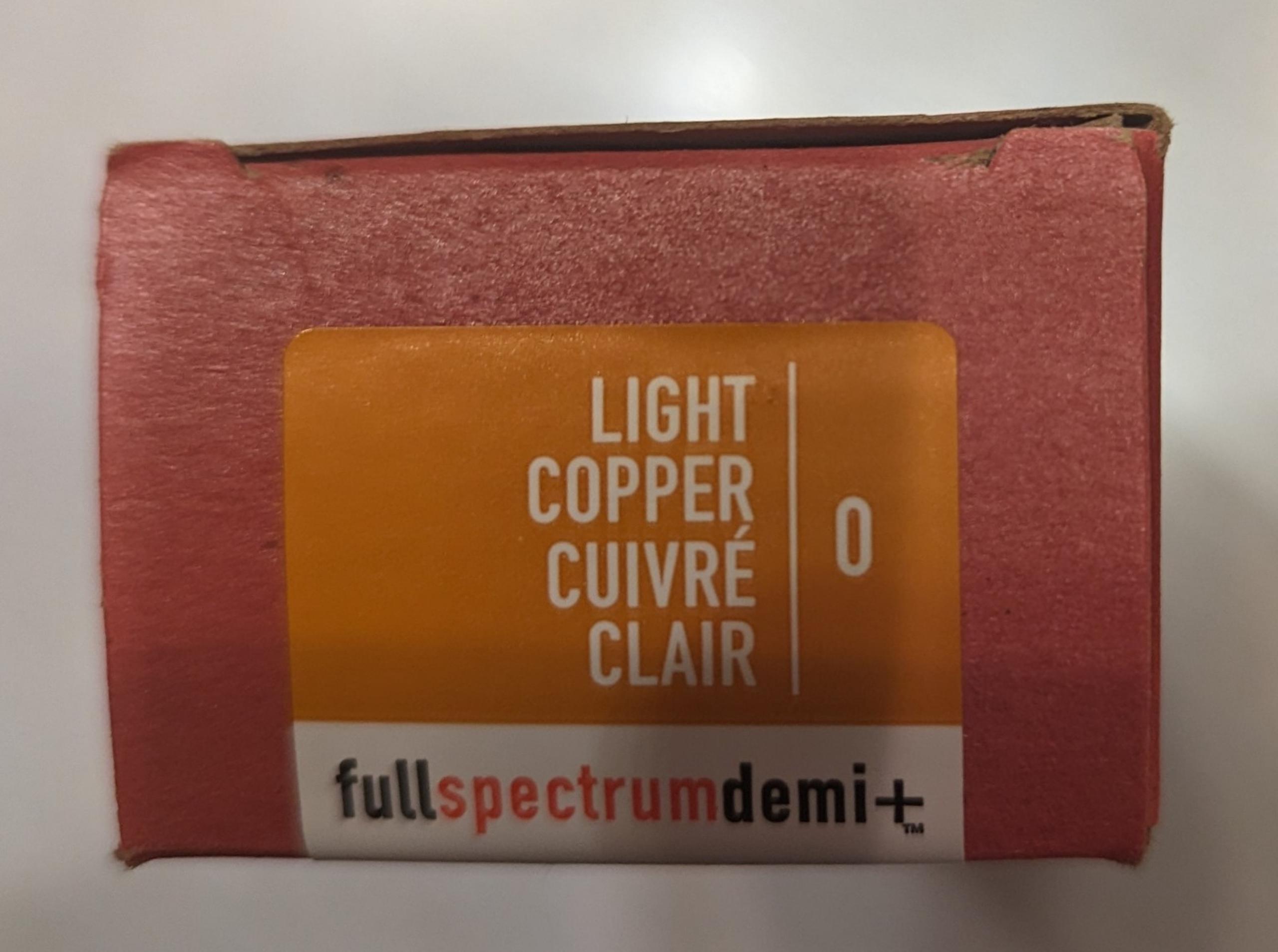 Aveda Full Spectrum Demi+ Custom-Deposit Hair Color, Light Copper, 2.8 oz. - New
