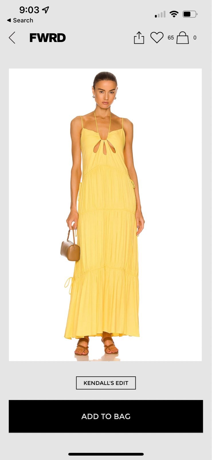 Jonathan Simkhai Lina Maxi Dress S