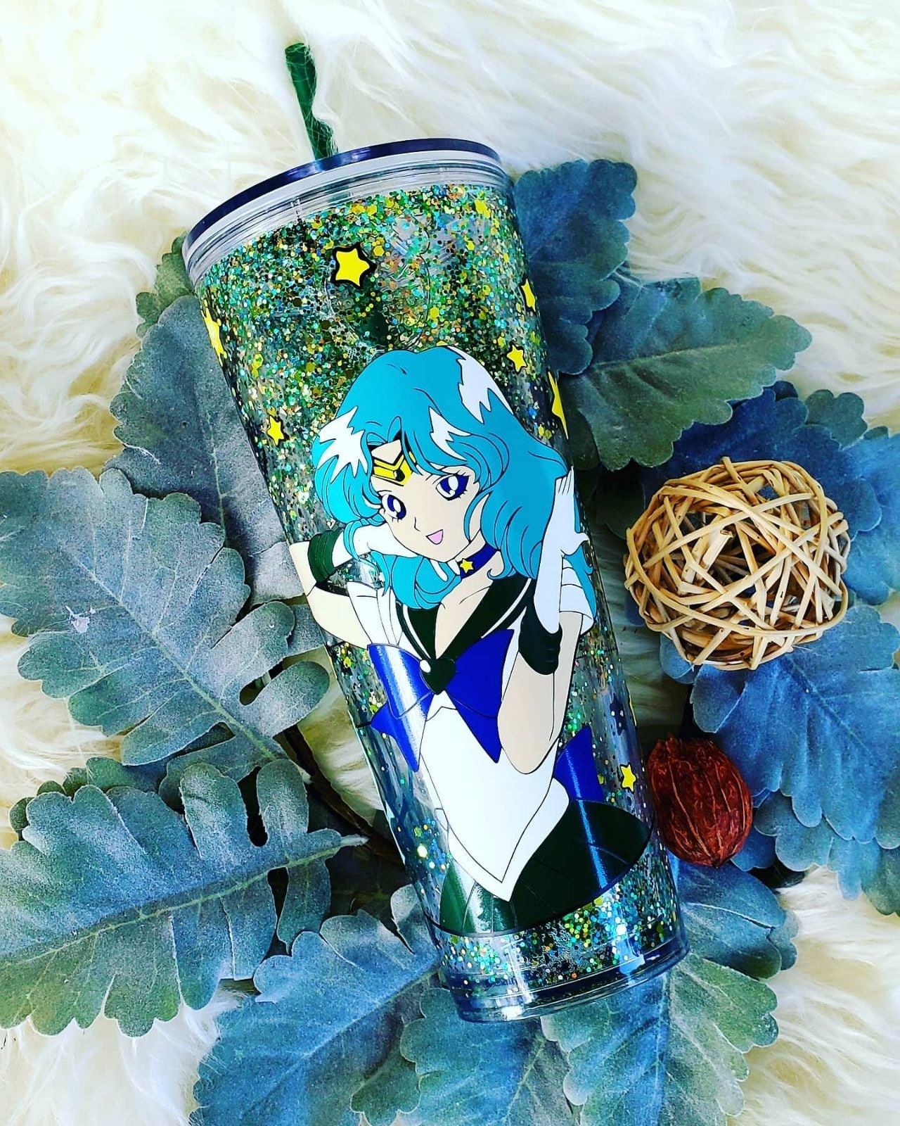 Sailor Neptune Snowglobe Tumbler