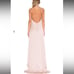 Lovers + Friends The Slip Satin Maxi Dress Pink Champagne Size 6 New With Tags