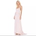 Lovers + Friends The Slip Satin Maxi Dress Pink Champagne Size 6 New With Tags