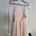 Lovers + Friends The Slip Satin Maxi Dress Pink Champagne Size 6 New With Tags