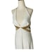 BEBE Ivory Halter Maxi Dress Size Medium
