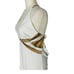 BEBE Ivory Halter Maxi Dress Size Medium