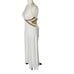 BEBE Ivory Halter Maxi Dress Size Medium