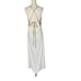 BEBE Ivory Halter Maxi Dress Size Medium