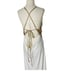 BEBE Ivory Halter Maxi Dress Size Medium