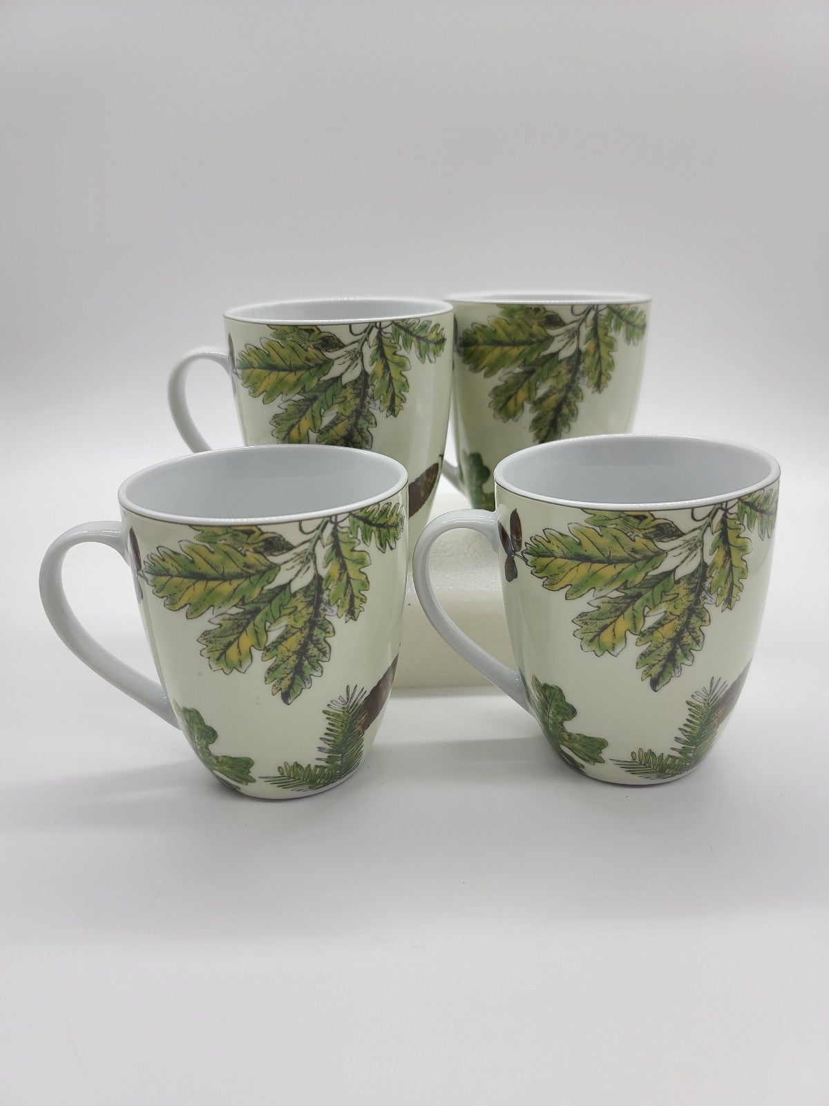Pfaltzgraff Everyday Painted Forest Coffee Mugs