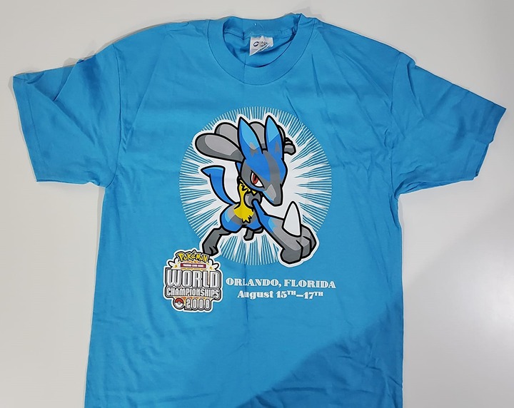 Pokemon 2008 SIZE ADULT MEDIUM World Championships COMPETITOR Shirt